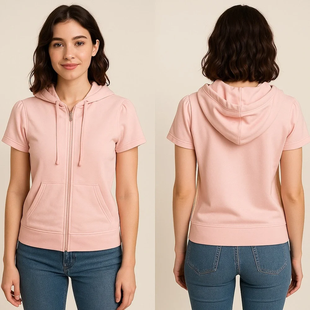 Juicy Couture Pink Stripe 90s Y2K‎ Track Jacket Sz. S